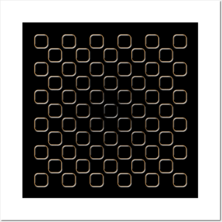 Embossed Square Motif 05 Posters and Art